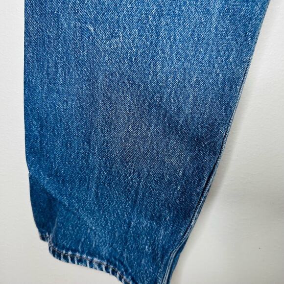 Vintage Levi’s Blue Medium Wash 5 Button Up Fly 501s Straight Leg Jeans Size 32 - Picture 6 of 12